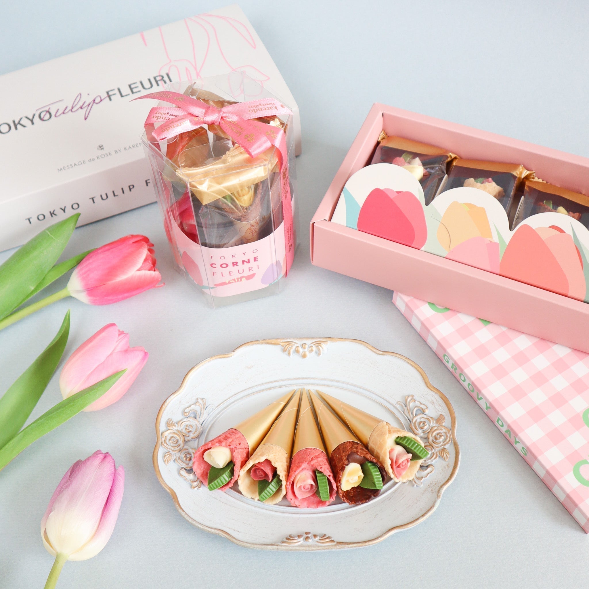 春の訪れを甘く彩る「TOKYO コーンフルーリ チューリップ」が新発売