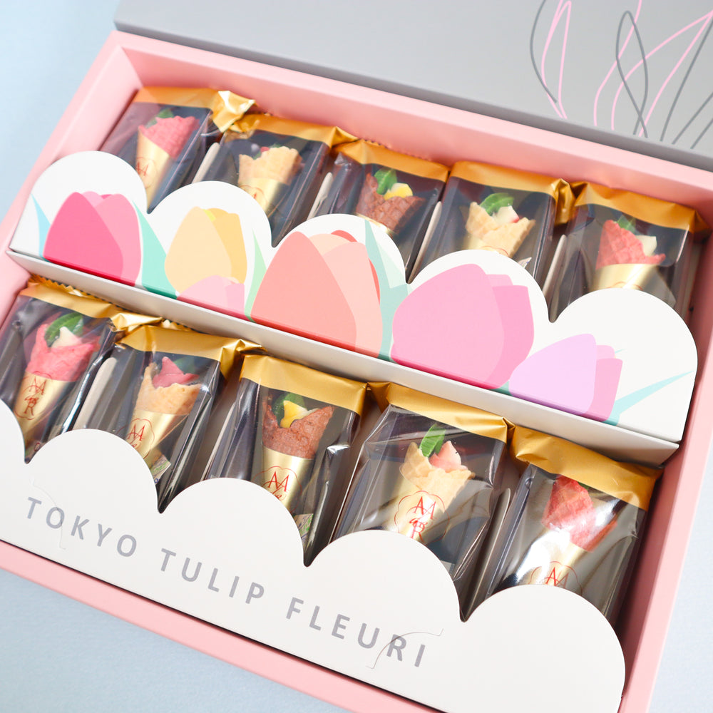 お花屋さんが作る、実りの秋を彩る「ダリア」カラーのチョコレートが8