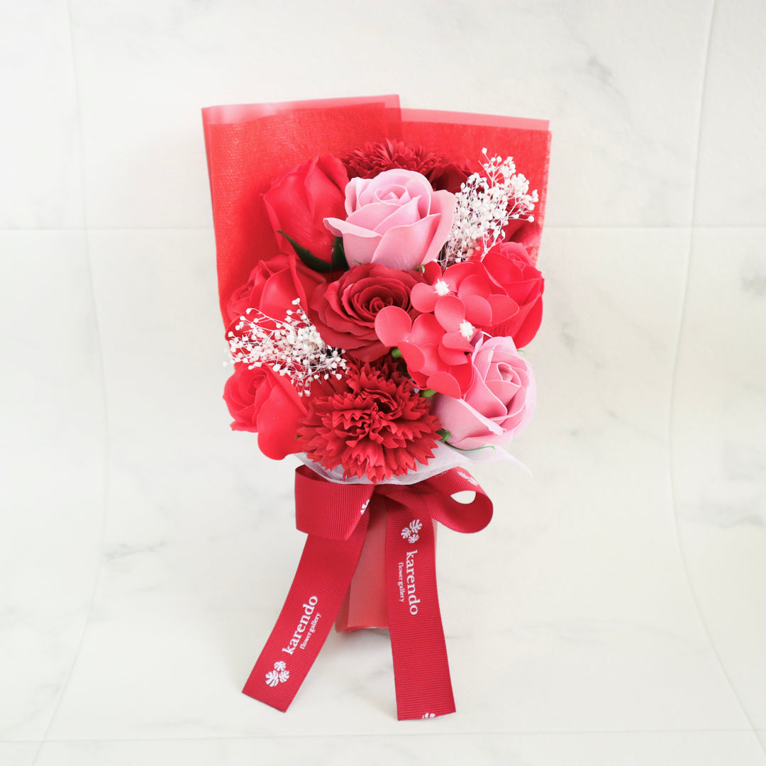 観賞用ソープフラワー:rafulu】LED ラブリーフレアブーケ＜全2種