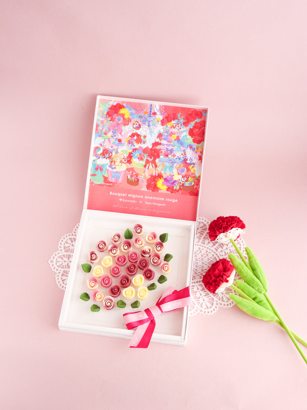 karendo限定チョコレート】ブーケミニヨン・アネモネルージュ