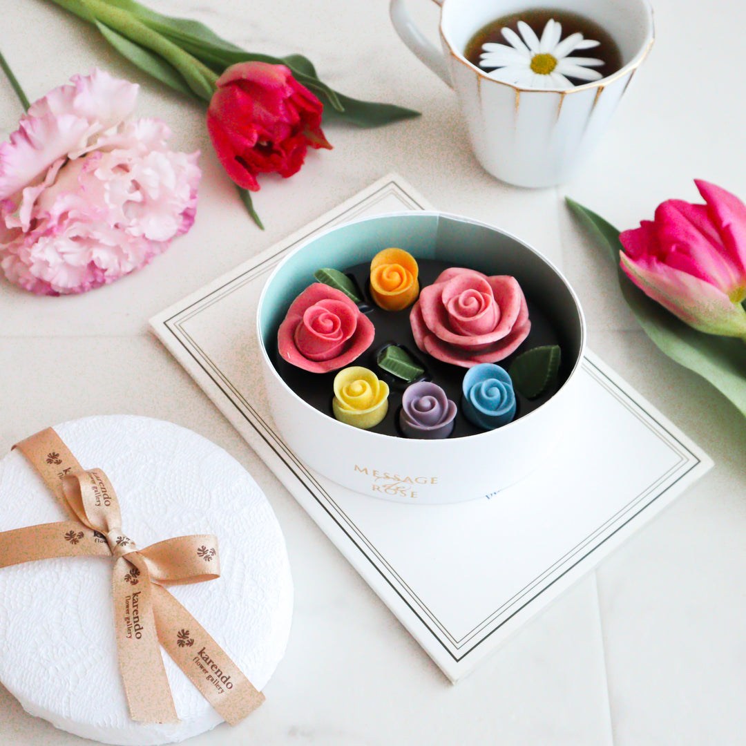 Jun5点♡バラ達のロンド karendo限定チョコレート】ロズレ・レインボー – karendo online