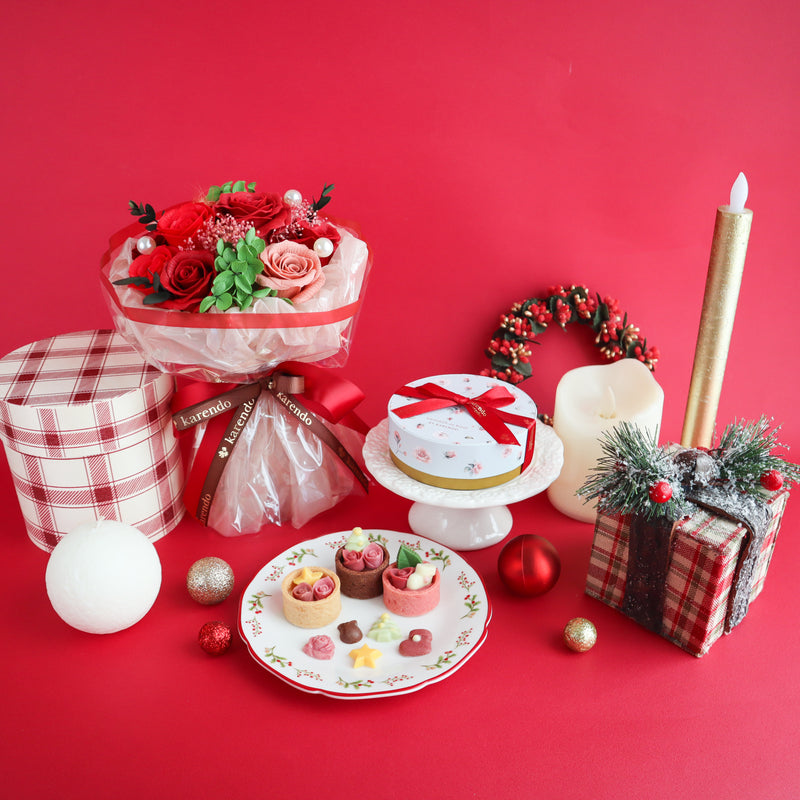 【11/9着よりお届け可能】クリスマス・ミニローズ