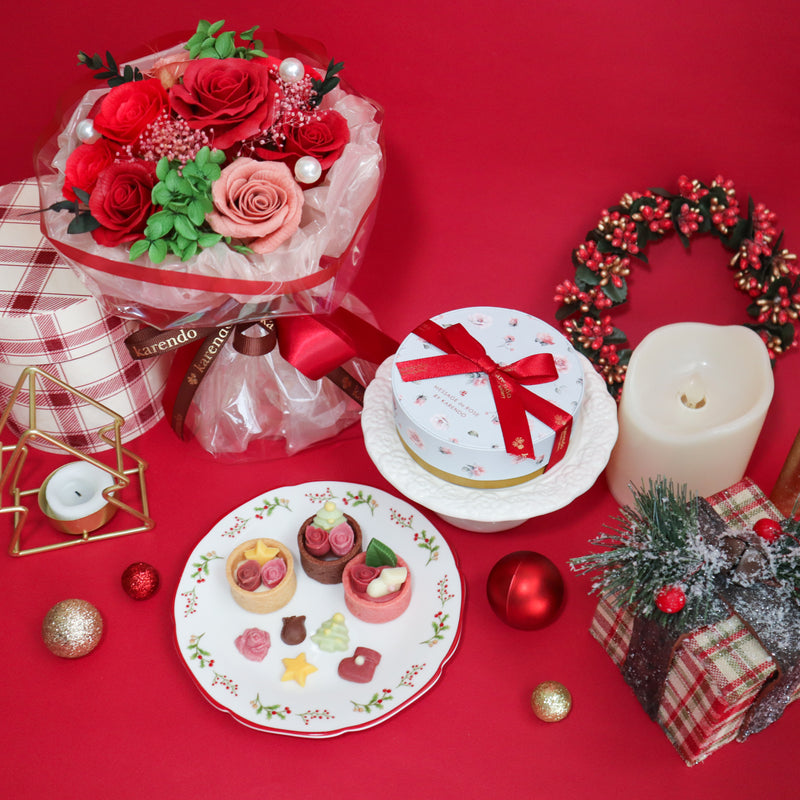 【11/9着よりお届け可能】クリスマス・ミニローズ