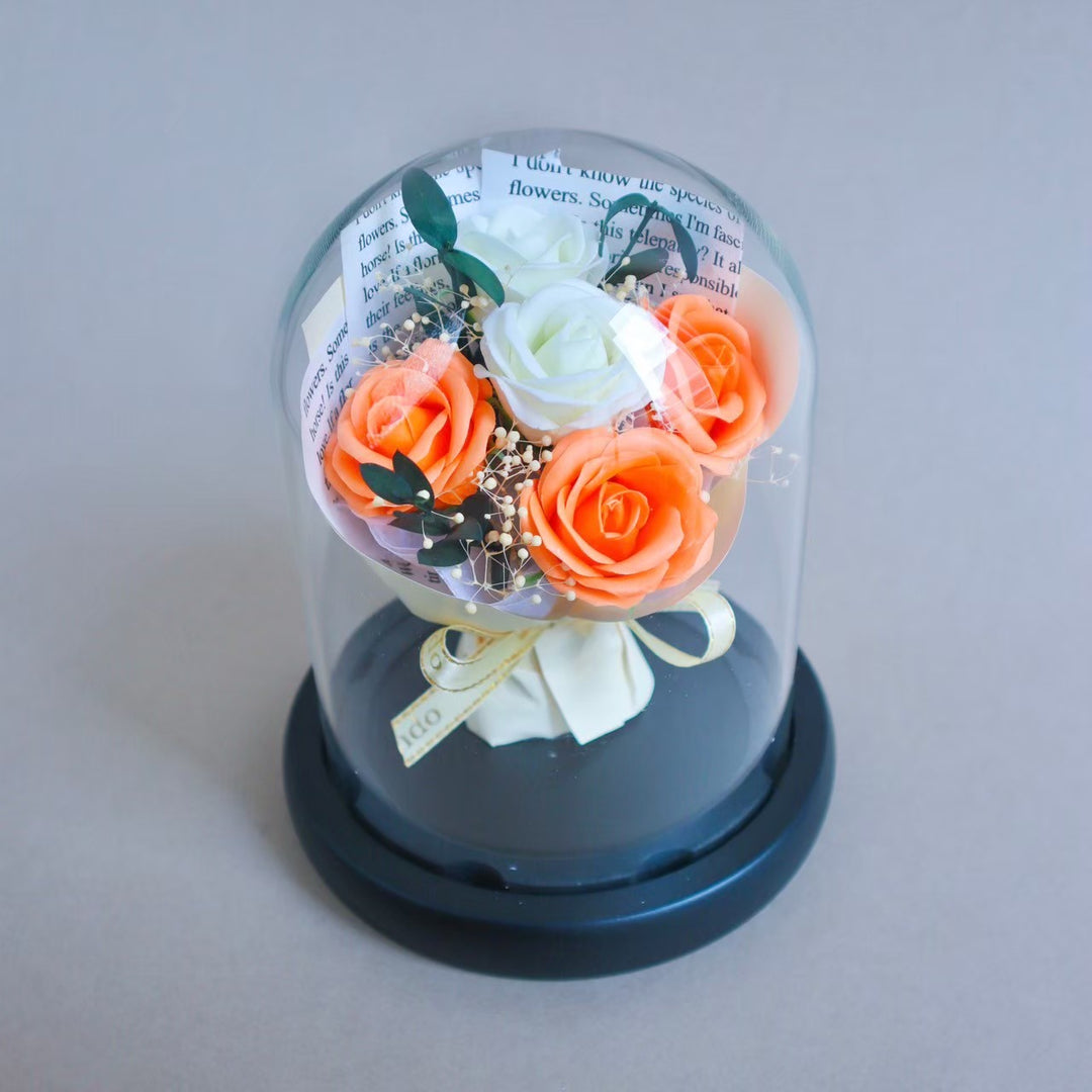 ♫フラワーソープ　ドーム  ✿花びら一枚一枚手作りです✿ ♫フラワーソープ ドーム ✿花びら一枚一枚手作りです✿ インテリア