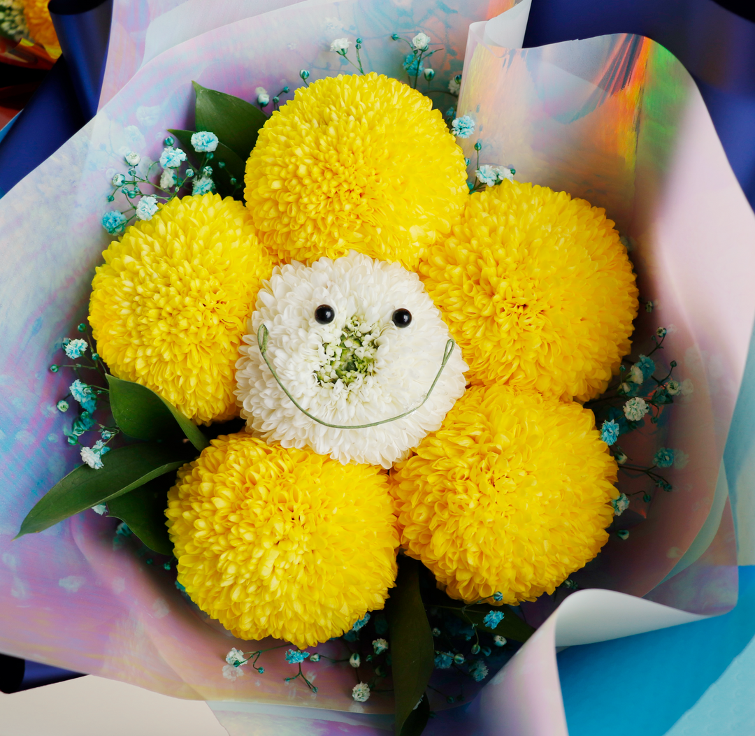 【ふくすけ】【7月中発送】リボンレイ　イエロー×ブルー　パープル×ピンク ふくすけ様専用】【7月中発送】リボンレイ イエロー×ブルー