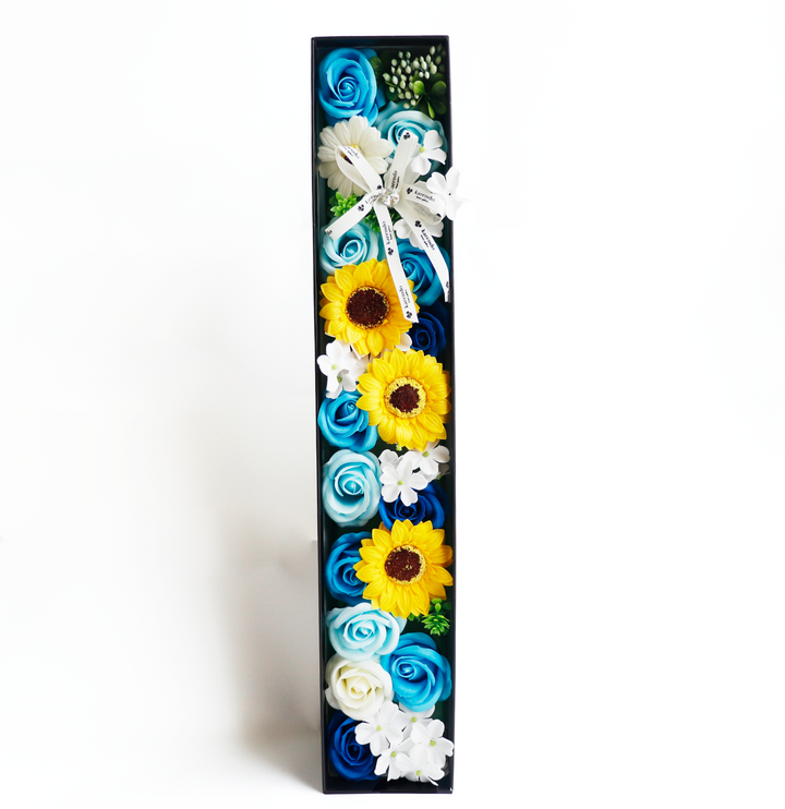 入浴用ソープフラワー：emi】ひまわりスマートボックス（全3色