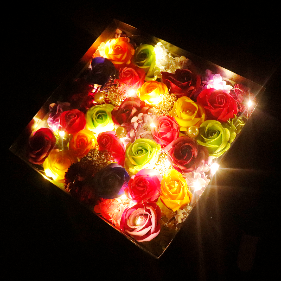 観賞用ソープフラワー:rafulu】Harmony~ハーモニー~（LED付