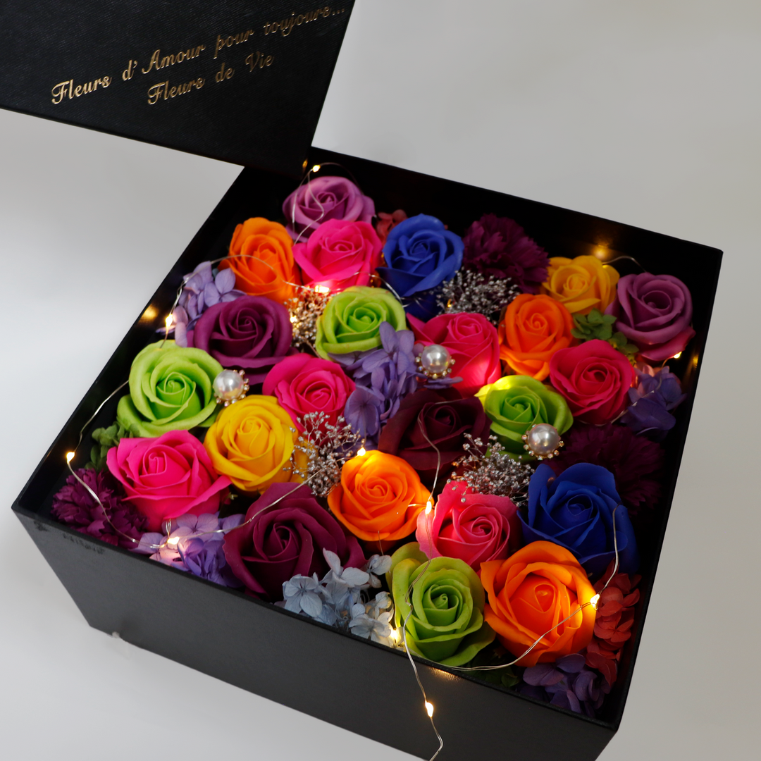 観賞用ソープフラワー:rafulu】Harmony~ハーモニー~（LED付