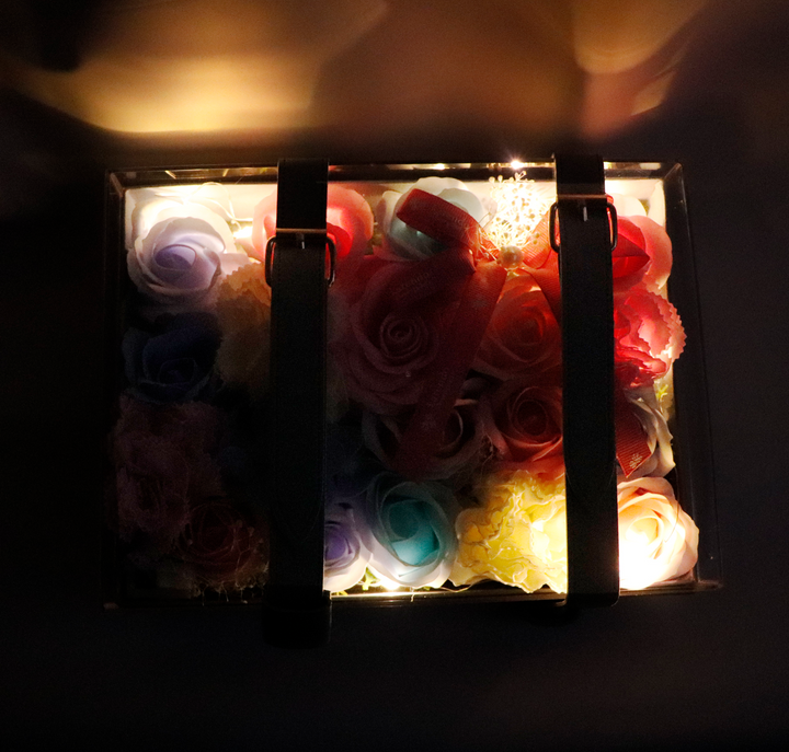 観賞用ソープフラワー:rafulu】LEDタイムレスボヤージュBAG – karendo
