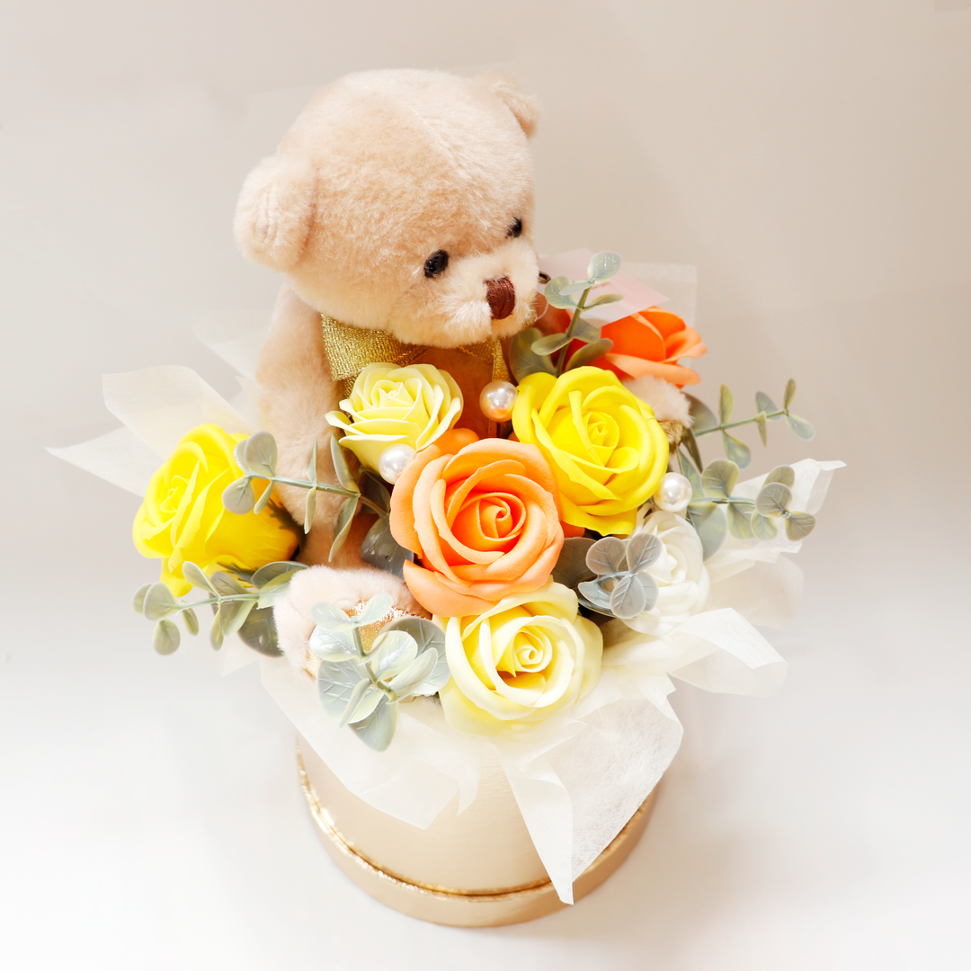 商談中 プリザーブドフラワーアレンジ No.174 カラフルアレンジ 豪華な