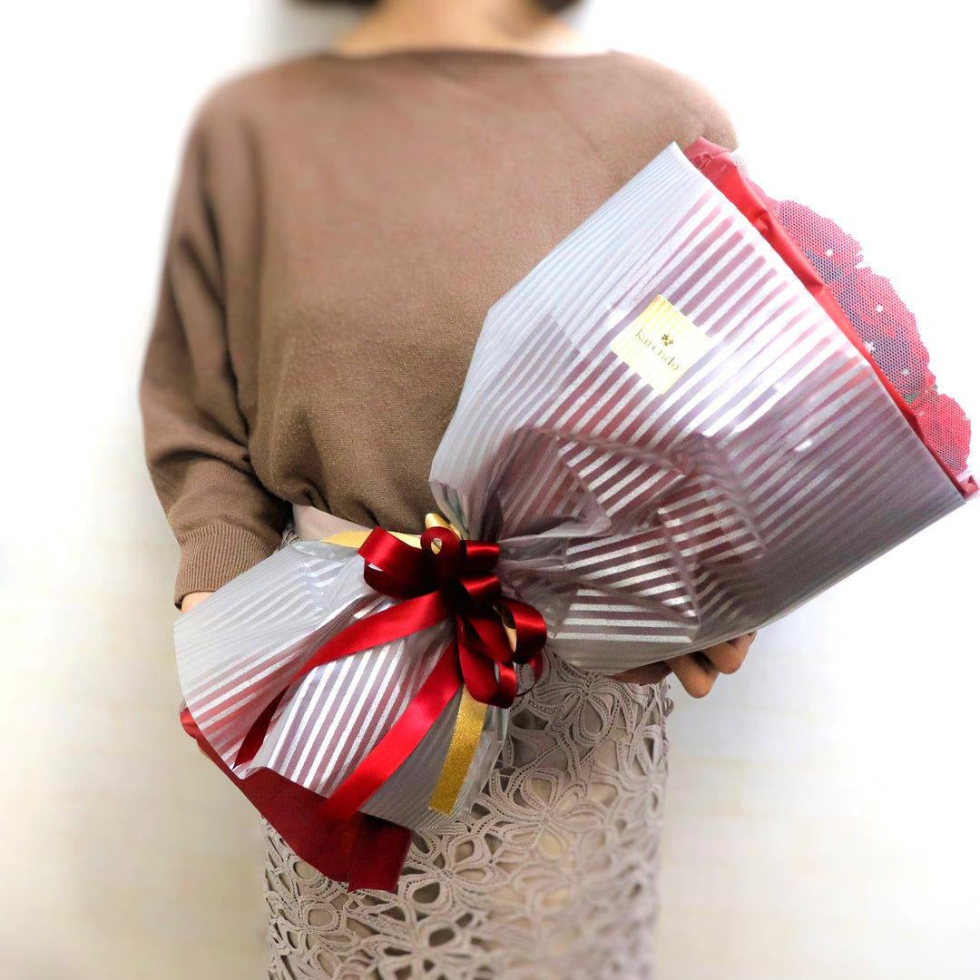 プリザーブドフラワー】12本のバラブーケ – karendo online shop