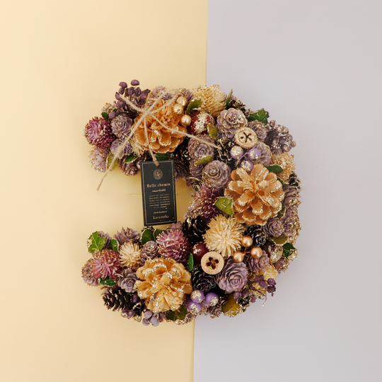 ＜送料無料キャンペーン中！＞ムーン リース　M （パープルグリッター）