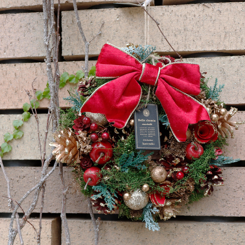 【2025クリスマスリース】ノエル・クラシック