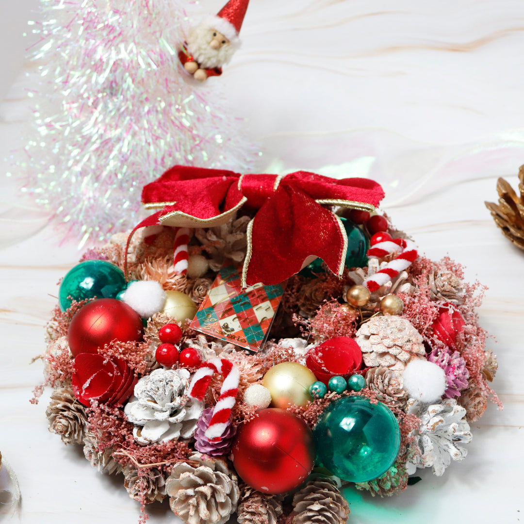 20.クリスマスリース Amazon.co.jp: ドア クリスマス リース ライトとかわいい天使、雪 20