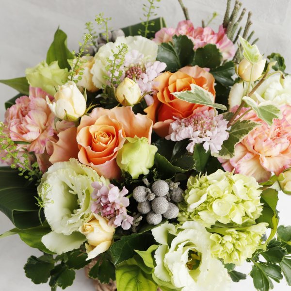 生花】アレンジメント （オレンジパステルミックス） – karendo online