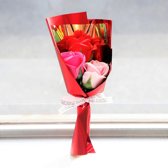 【入浴用ソープフラワー：emi】クリア3輪（全5色）