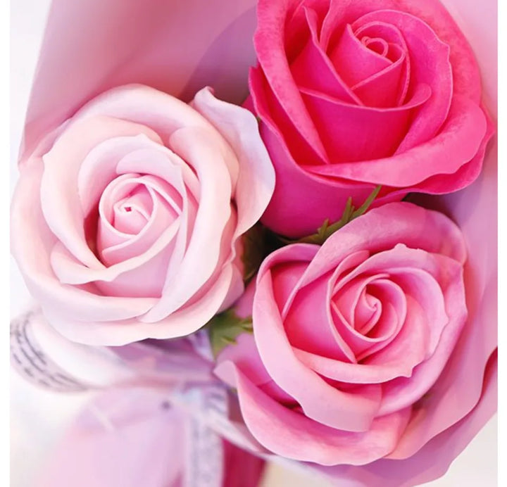 入浴用ソープフラワー：emi】クリア3輪（全5色） – karendo online shop