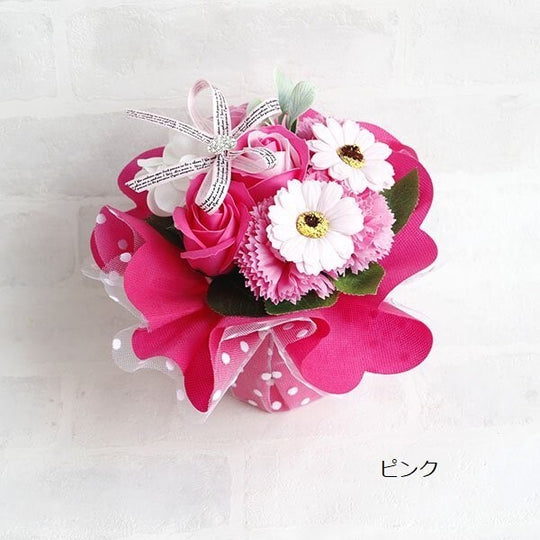 【入浴用ソープフラワー：emi】スタンディングブーケ（全4色）