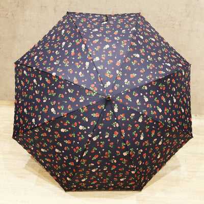 【最短9/21お届け～】【アーティフィシャルフラワー】Umbrella Bouquet｜プティローズ柄（ネイビー）