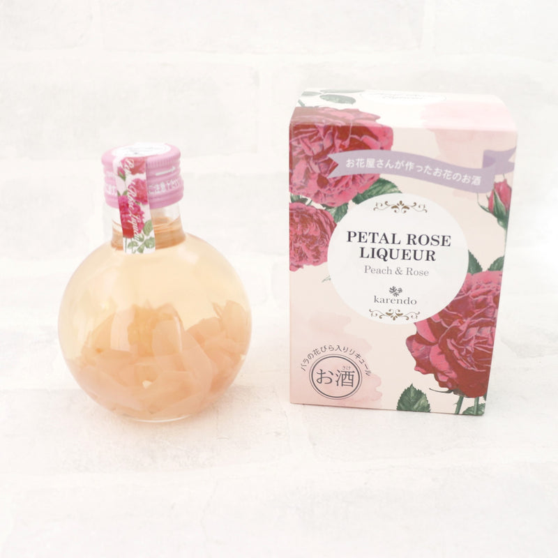 【お花のお酒】PETAL ROSE LIQUEUR (Peach&Rose)